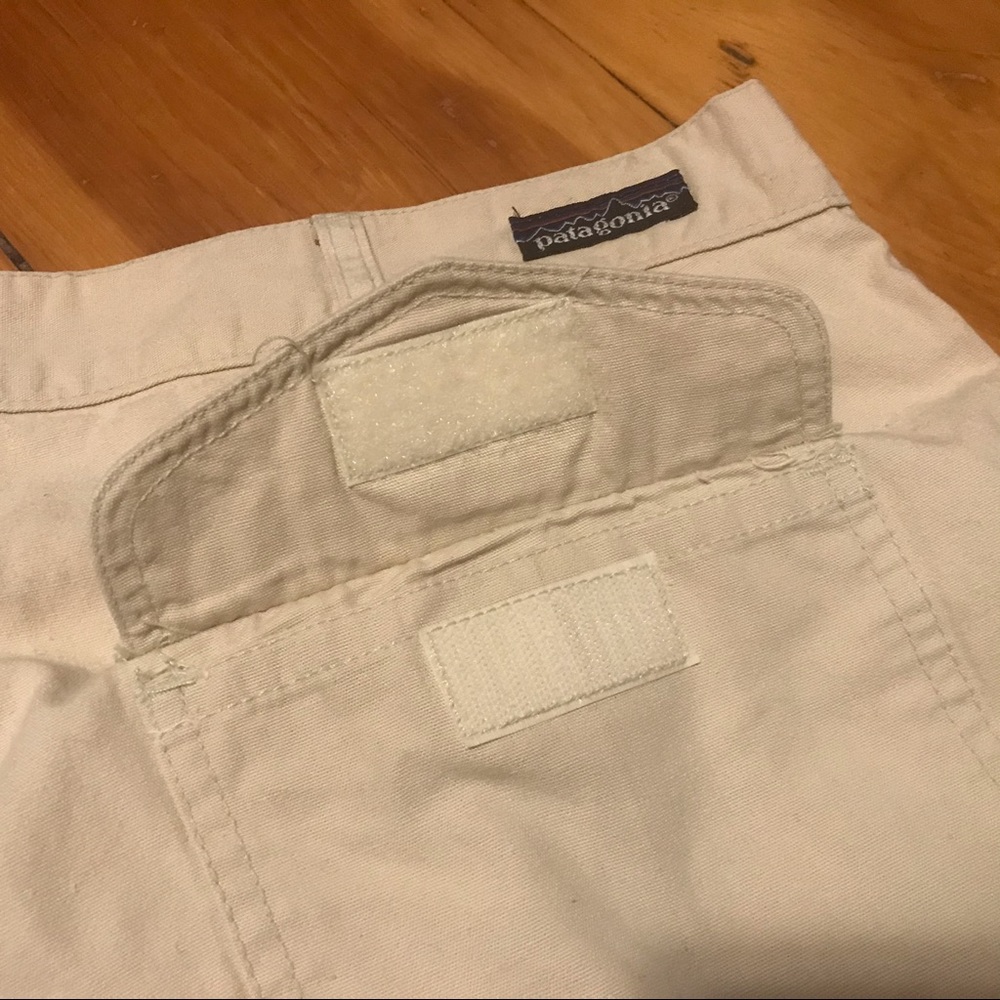 Patagonia Khaki Canvas Shorts Sz 40 - Picture 3 of 4